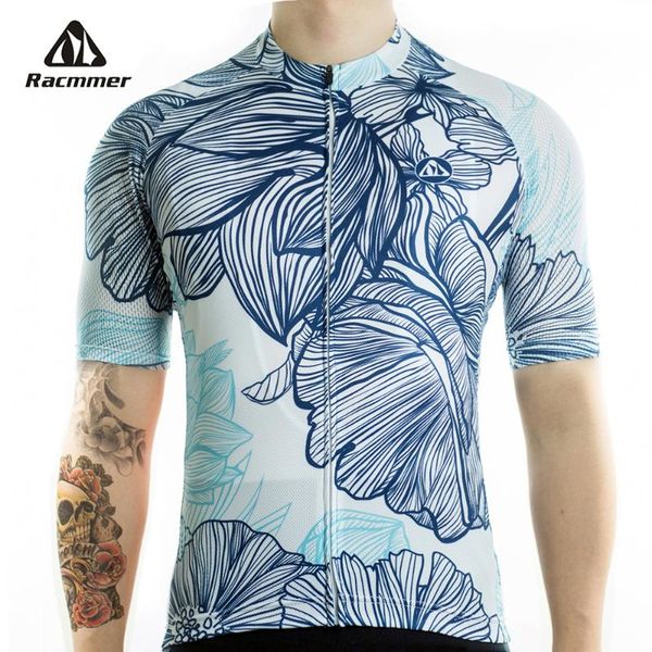 

racmmer 2020 breathable cycling jersey summer mtb cycling clothing bicycle kit short sportwear bike clo #dx-62, Black;red