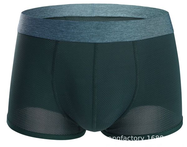 

production straight men's boxer 8030 production straight men's underwear mesh boxer underpants underpants mesh underwear 8030, Black;white