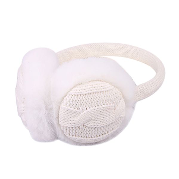 

women girl winter warm kint earmuffs earwarmers ear muffs earlap warmer headband, Blue;gray