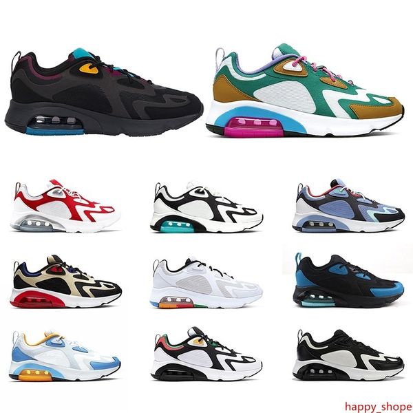 

200 running shoes 200s chaussures men women bordeaux mystic green triple black white bright crimson mens trainers sports sneakers