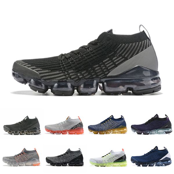 

2019 running shoes classic fly 3.0 knit flagship shoes men&women triple white black grey knitting trainers fashion designer sneakers 36-45