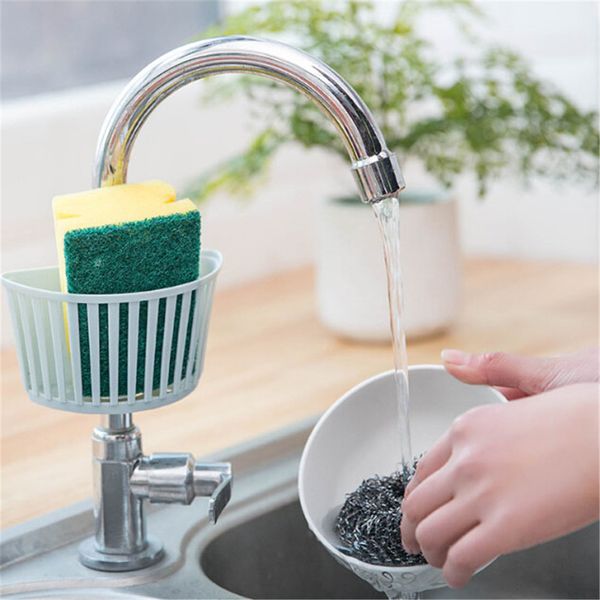 

10pcs plastic buckle type storage rack sink drain rack shelves kitchen bath tools soap sponge flatware cosmetic organizer holder wh0595