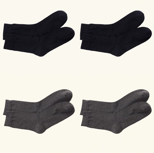 

men's clean solid color socks, odor proof, sweat proof, young people's solid color socks. category 171, Black