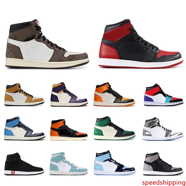 

new 1s men basketball shoes shattered backboard 5 mvp game royal homage to home 1 mens trainers sneaker sports shoe size 7-13