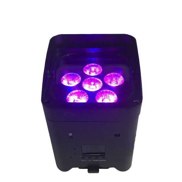 DJ LED Par Lights 6pcs 18W 6in1 APP Mobile Smart LED Par Light per discoteca Event Club 6/10CH