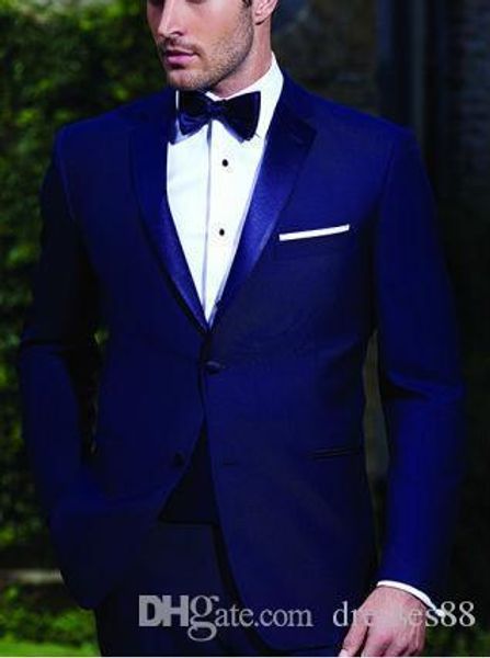 

высокое качество две кнопки royal blue groom смокинги notch отворот groomsmen лучший мужчина свадебные выпускные костюмы ужин (куртка + брюк, Black;gray