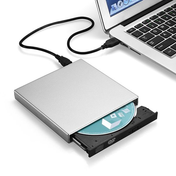 

usb 2.0 dvd-rom cd rw cd-rom player external dvd optical drive recorder portable for macbook lapcomputer pc windows 7/8