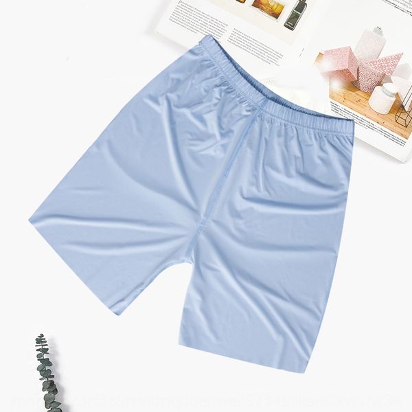 

milk silk traceless men's milk silk and shorts quick-drying thin casual home pants sports five-point big shorts pajamas, Black;white