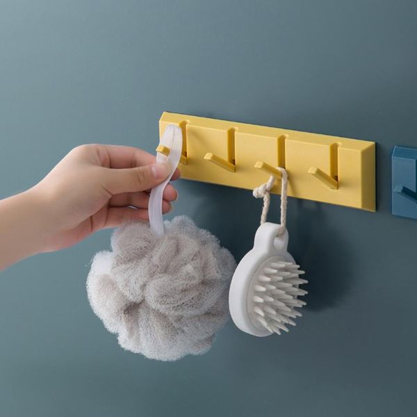 

kitchen barthroom door punch multifunctional hook wall hook strong sticky home creative no trace 4