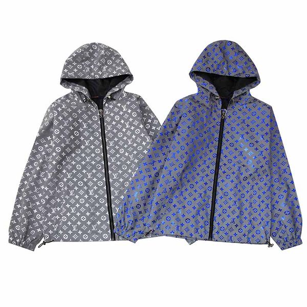 

#999 fashion jacket windbreaker long sleeve mens jackets hoodie clothing zipper with animal letter pattern medusa clothes m-2xl, Black;brown