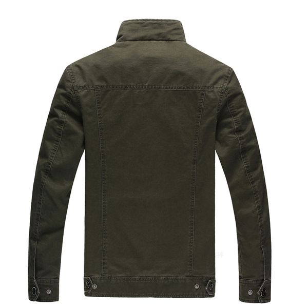 

2018 military style jacket men cotton mens jackets & coats army men's slim jackets air force spring cargo jaqueta black, Black;brown