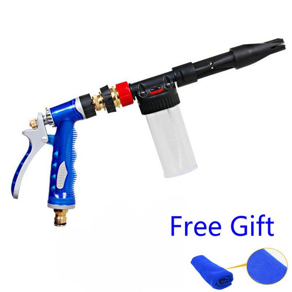 Acheter Haute Pression Neige Moussant Pistolet à Eau Professionnel Voiture Nettoyage Mousse Pistolet Eau Savon Savon Shampooing Pulvérisateur De