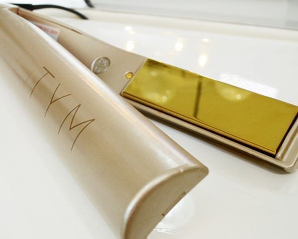 

Tyme hair traightener gold plated titanium plate flat iron fa t hair traightener ceramic hair care tyling tool u eu uk plug