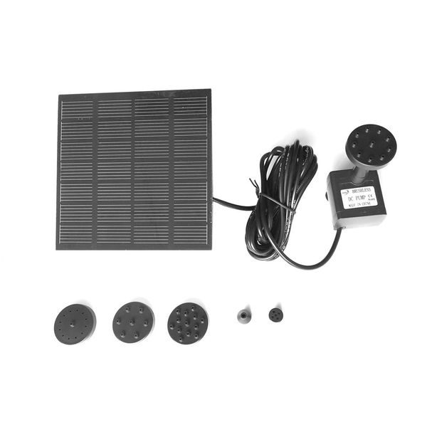 

1.2w solar panel power water pump kit for pool garden pond birdbath fountain submersible watering pump with floating ring