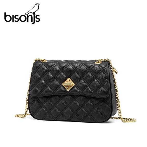 

bison denim women crossbody bags fashion genuine leather shoulder bags female for party handbags women designer b1799