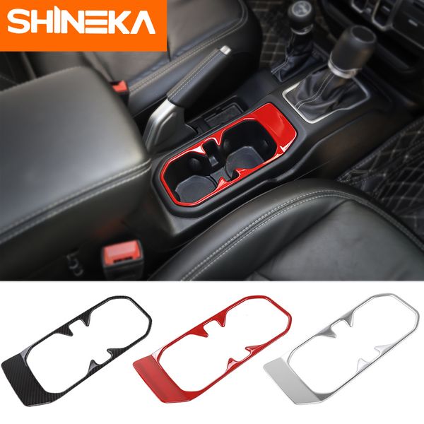 

shineka interior mouldings car front drain cup holder decorative frame stickers for wrangler jl 2018+ advanced accessories
