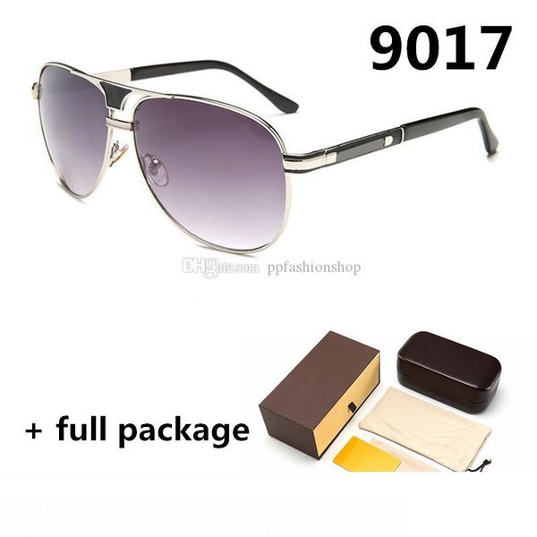 

9017 new classic driver driving sunglasses men and women eyewear retro vintage men brand designer glasses 5 colors, White;black