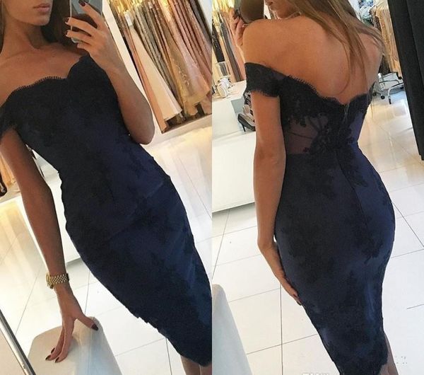 

2019 sexy темно-синий коктейльное платье арабский дубай стиль колен формальные клуб носить homecoming пром платье плюс размер на заказ, Black