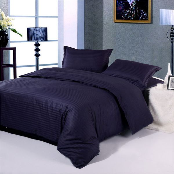 

1pcs100% cotton high-grade satin stripe with zipper quilt cover a variety of specifications can be customized duvet cover