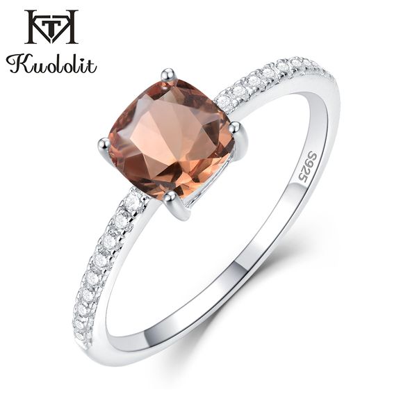 

kuololit diaspore zultanite gemstone rings for women girls solid 925 sterling silver wedding band engagement gift fine jewelry, Golden;silver