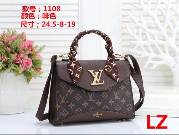 

2020 shopping school#13;bag women leather handbags shoulder bags messenger bags tote clutchlouis vuitton 40156-9