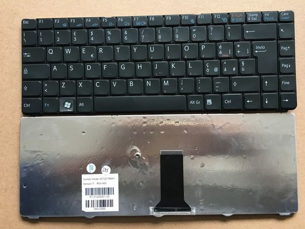 

new it italian keyboard for for vaio vgn-nr vgn-ns nr ns pcg-7151m pcg-7153m pcg-7154m pcg-7161m black lapit keyboard