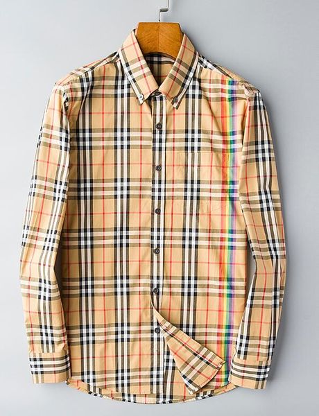 

2019 американский бизнес бренд самосовершенствование клетчатая рубашка, модельер