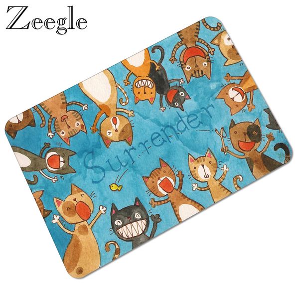 

zeegle rubber floor mat doormat bathroom mat non-slip outdoor carpet waterproof kitchen carpet indoor rug hallway