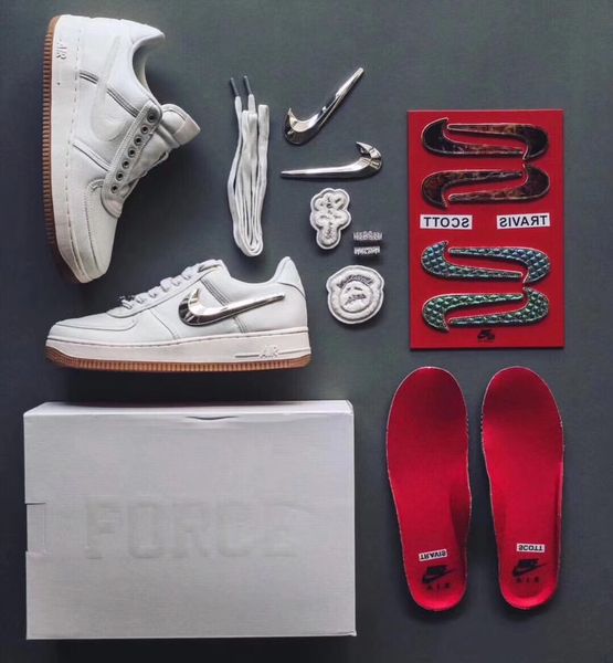 

Just do it Travis scott x Nike Air Force 1 AF1 Force Voile LOW AF100 Multiple LOGO 3M Reflective LOGO 3M SNEAKERS CHAUSSURES DE SPORT COURSE À PIED force 36-45