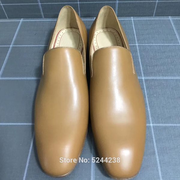 

low cut heel handmade yellow leather outsole no rivets party prom loafers thick red bottoms dress shoes for men casual footwear, Black