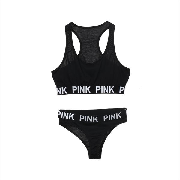 

women sports bra and panties lingerie set two piece suit clothes, Red;black