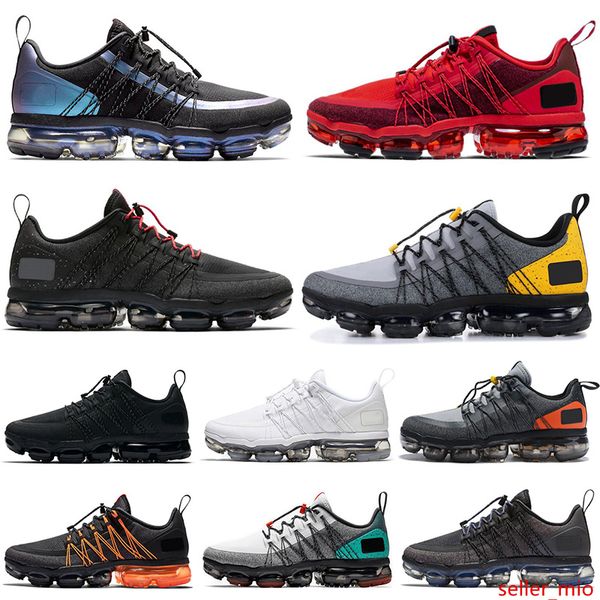 

2019 run utility throwback future men women running shoes triple black white gray designer mens trainer sports sneakers runner size 40-45