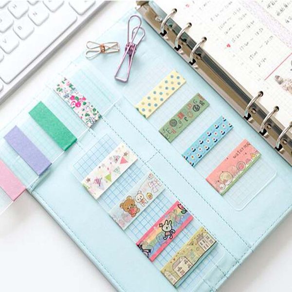 

10pcs/lot grid transparent tape dispenser pvc material washi organizer ruler stationery school supplies material de oficina