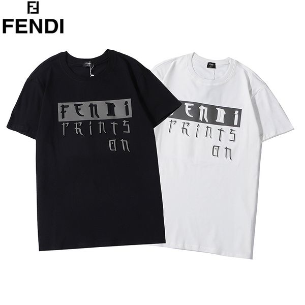 

men's t-shirts women's t-shirts cotton fashion and leisure circular collar t-shirts letter printing short sleeves fre10111, White