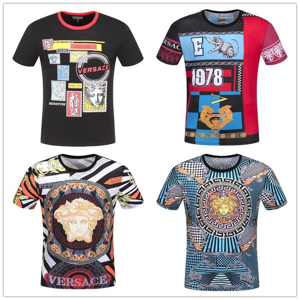 

2019 новый хип-хоп зимняя мужская футболка с коротким рукавом 100% хлопок рубашка-пол