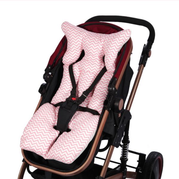 

baby printed stroller pad booster seat warm pillow case child carriage cart thicken pad trolley chair cushion baby stroller