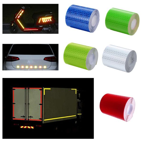 

car reflective tape decoration stickers 5cm*300cm waterproof warning safety reflection tape film reflector sticker car styling
