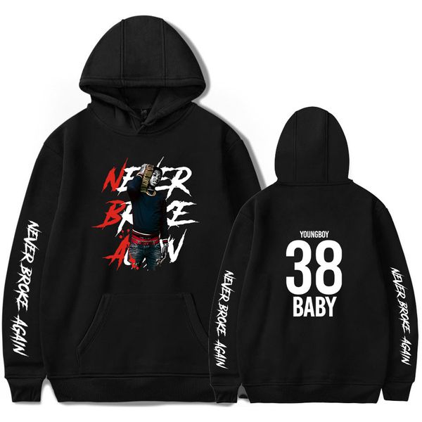 

fashion youngboy never broke again hoodies men women new pop print 38 baby men's hoodie casual boys black pullovers sweatshirts