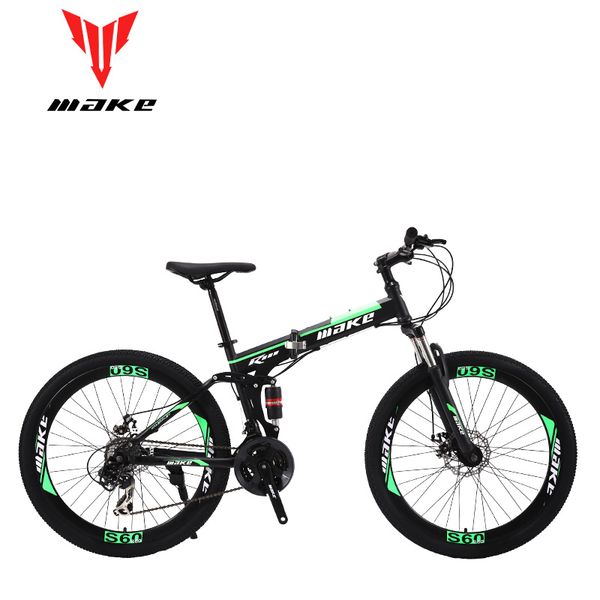 

make steel folding frame, mountain bike 26 wheel, 24 speed mtb