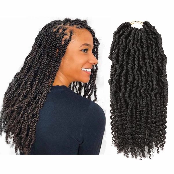 2020 24strand Pack Bomb Twist Crochet Braids With Curly End