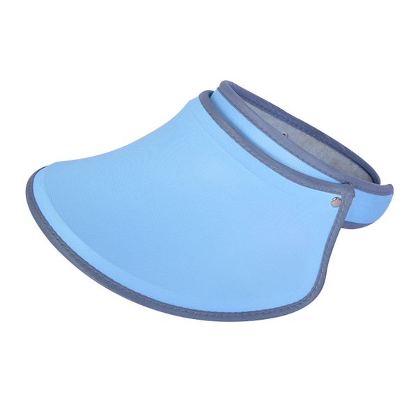 

uv outdoor summer hat and empty hat sun female beach vacation riding, Blue;gray