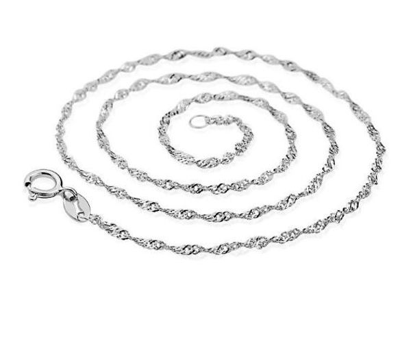 

wholesale - female models shuibo chain 925 sterling silver necklace wl891