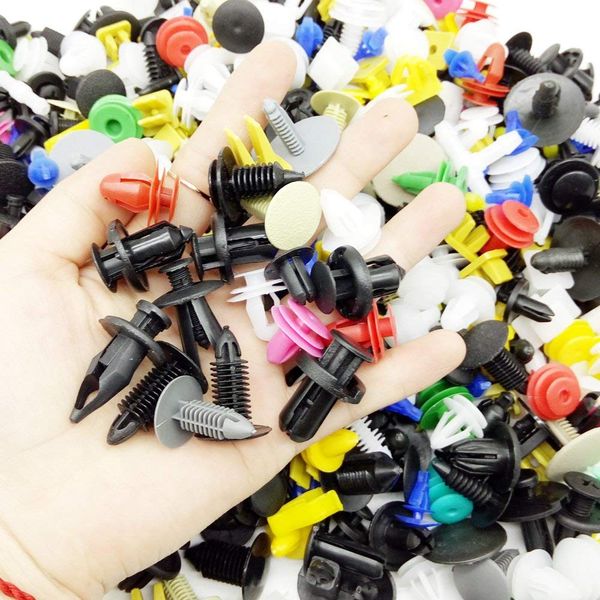 

200pcs mixed auto fastener joints & parts vehicle car bumper clips retainer rivet door panel fender liner universal fit for all car