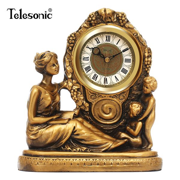 

christmas decorations for home european style goddess clock bell room study room classic ornaments archaize clock craft