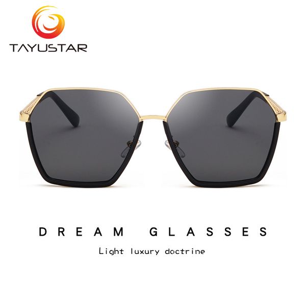 

tiiyu 2020 fashion sunglasses men women hexagon round sunglasses retro style luxury uv400 ins hipster street glasse, White;black