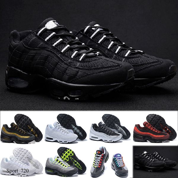 

2020 wholesale men women running shoes triple black white yellow red grey mens schuhe sport sneakers walking trainers size 40-45