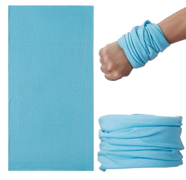 

solid bandana scarf headband fashion hiphop hijab seamless tubular soft multi functional magic bandanas tube ring scarf motorcycle face mask