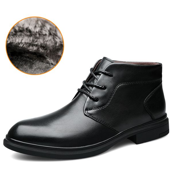 

formal plus velvet shoes men pointed toe dress shoes leather man oxford formal for men fashion footwear size 37-46 %6025, Black