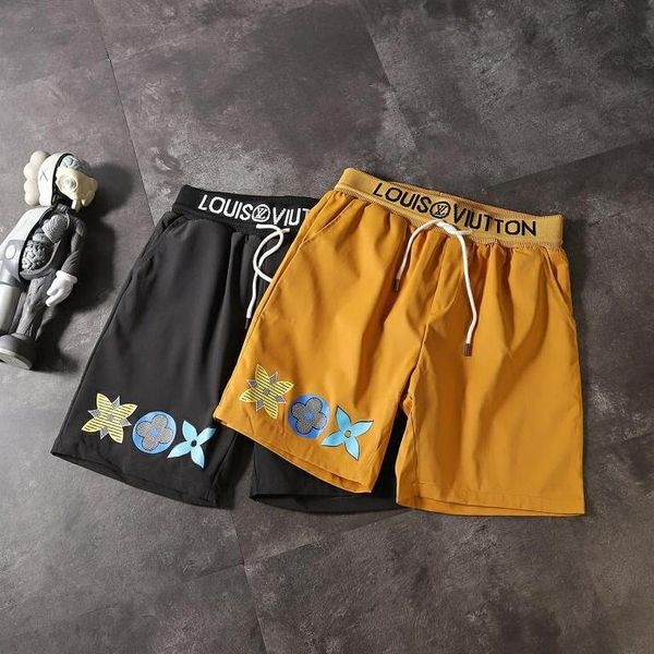 

2020 mens designer summer shorts pants swimwear mens beach nylon shorts surf waist logos limited catwalk 5.20, Black