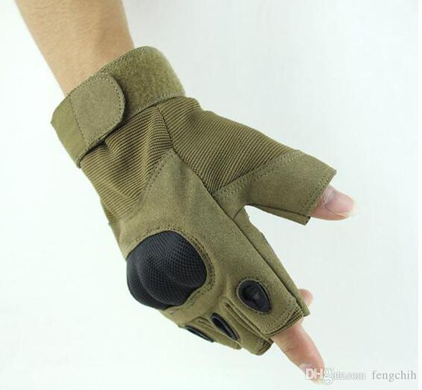 

good quality tactical semi finger gloves outdoor bike riding exercise fitness anti skid gloves used half finger neoprene gloves, Blue;gray